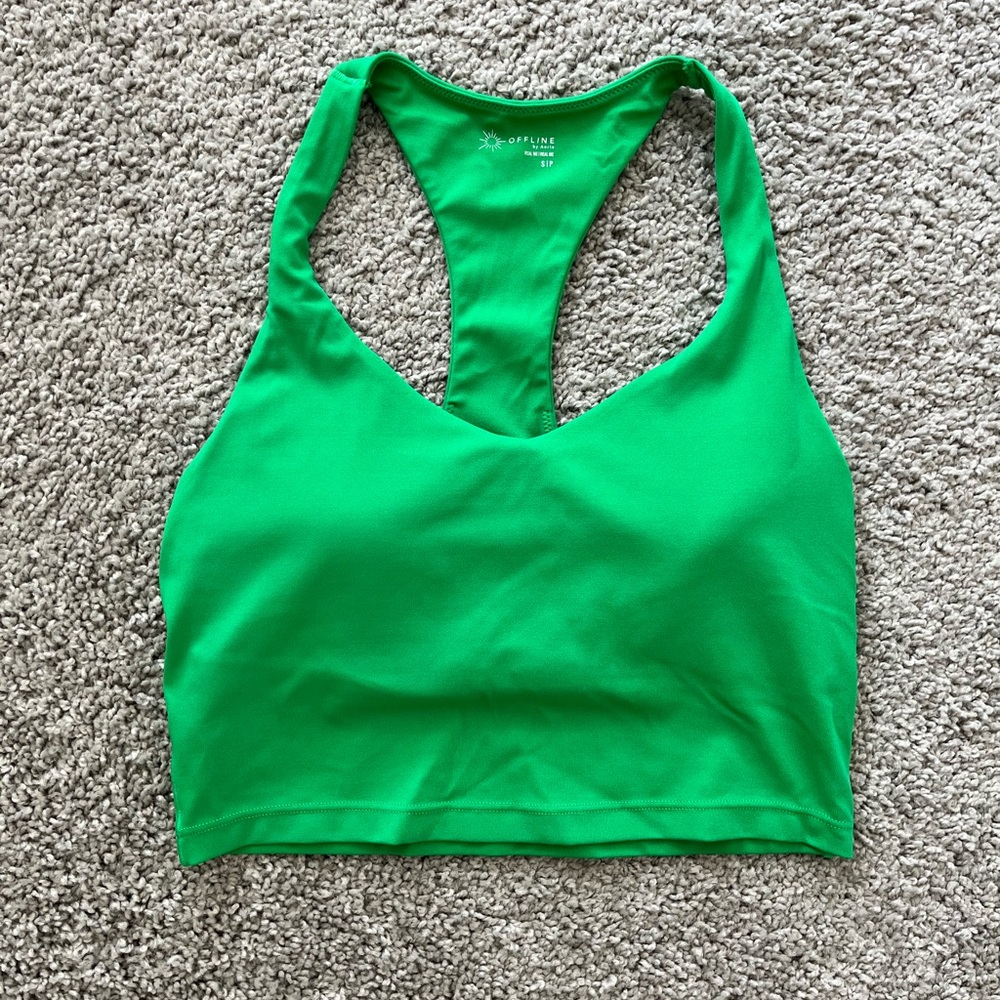 Aerie Vibrant Green Sports Bra